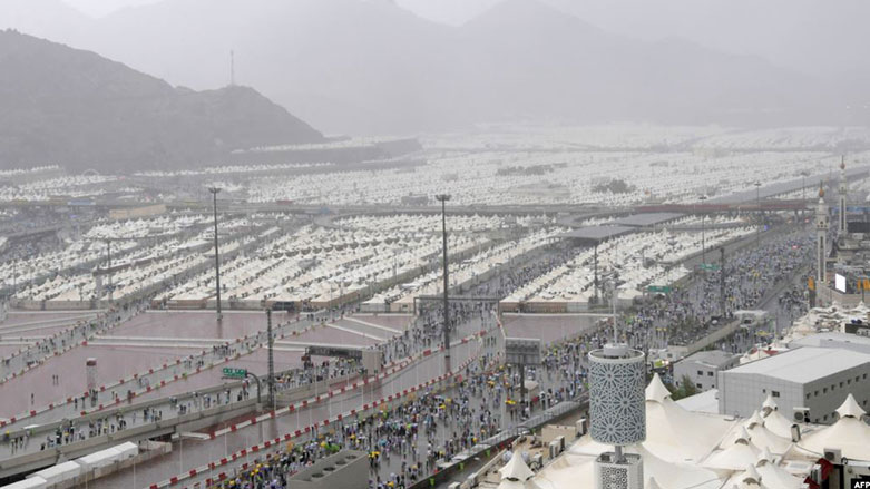 به‌هۆی بارینی بارانێكی به‌ خوڕ له‌ مه‌ككه‌ سعوودیه‌ هۆشداری ده‌داته‌ حاجیان